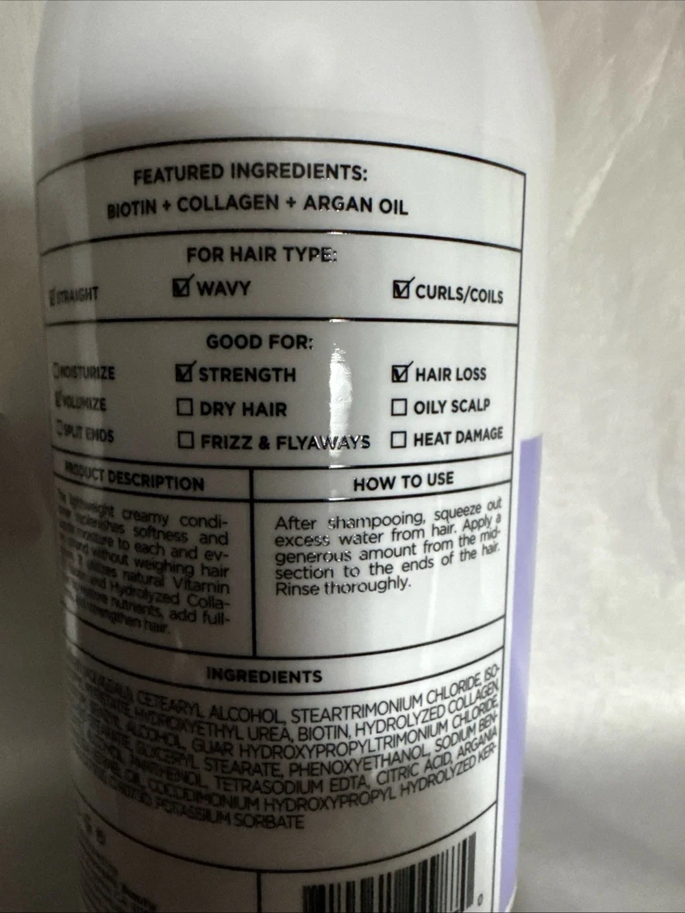 Biotin collagen conditioner by herbal+osophy